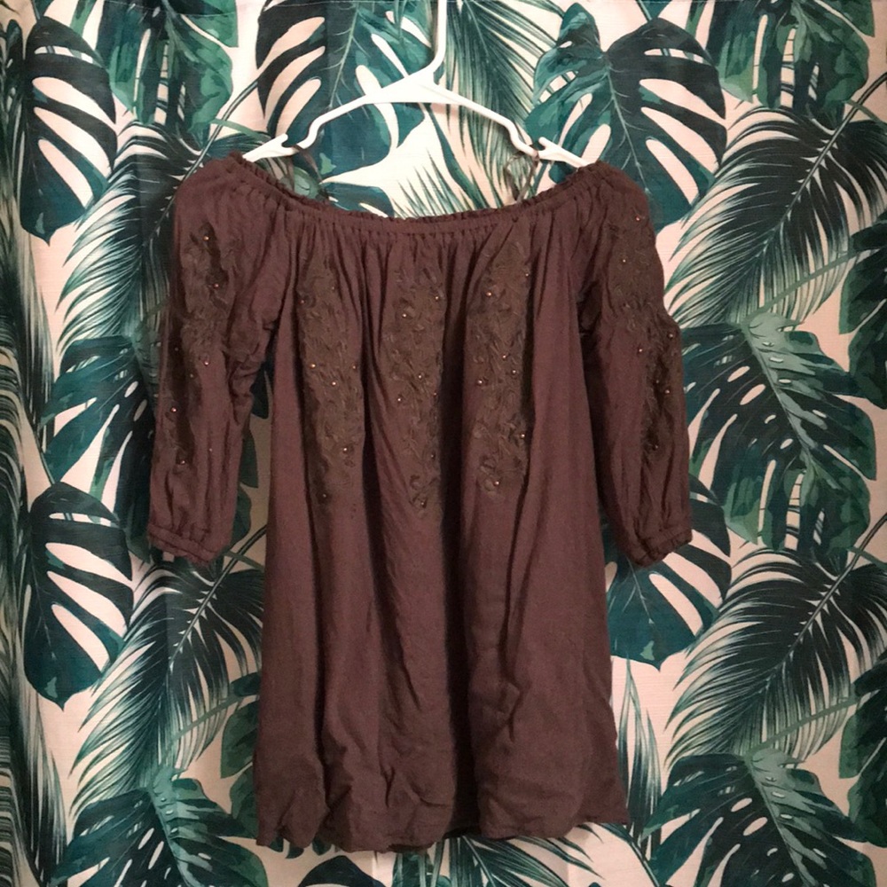 Off the should dress